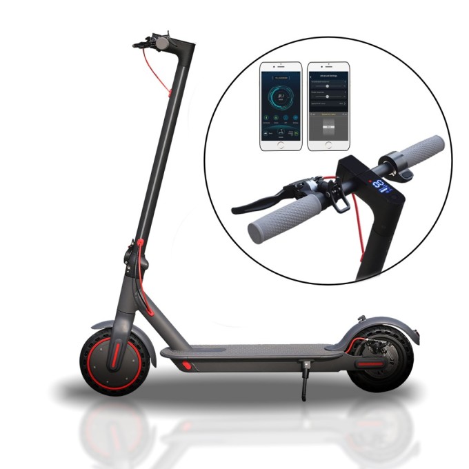 Električni romobil AERIUM AOVO PRO crni Električni romobil AERIUM AOVO PRO crni