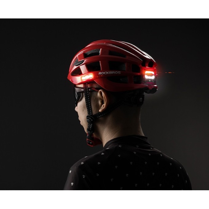 Kaciga AERIUM ROCKBROS Ultralight s LED svjetiljkom crna