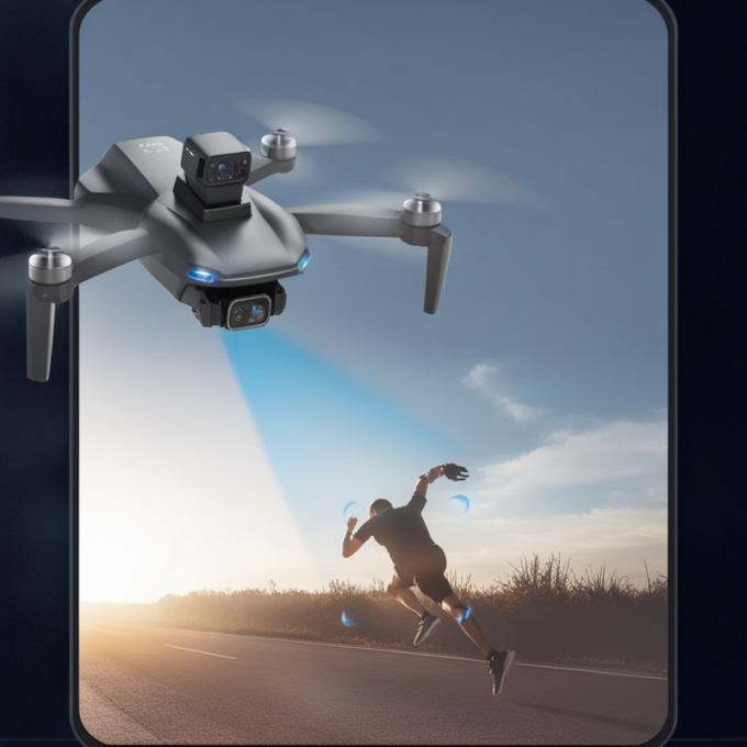 Dron AERIUM MAX 108 LASER 4K Dual Camera GPS - 3 baterije