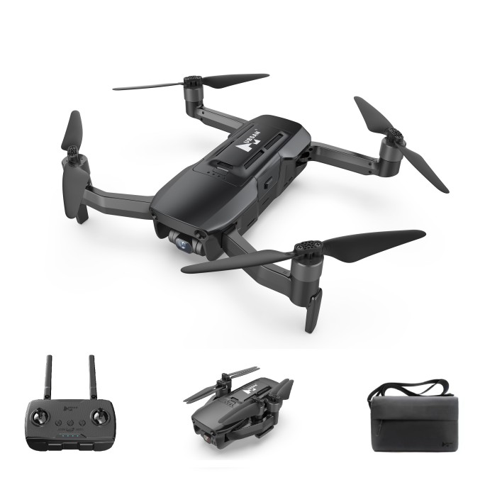 Dron AERIUM Hubsan Blackhawk 2 GPS 4K Combo crni - 2 baterije