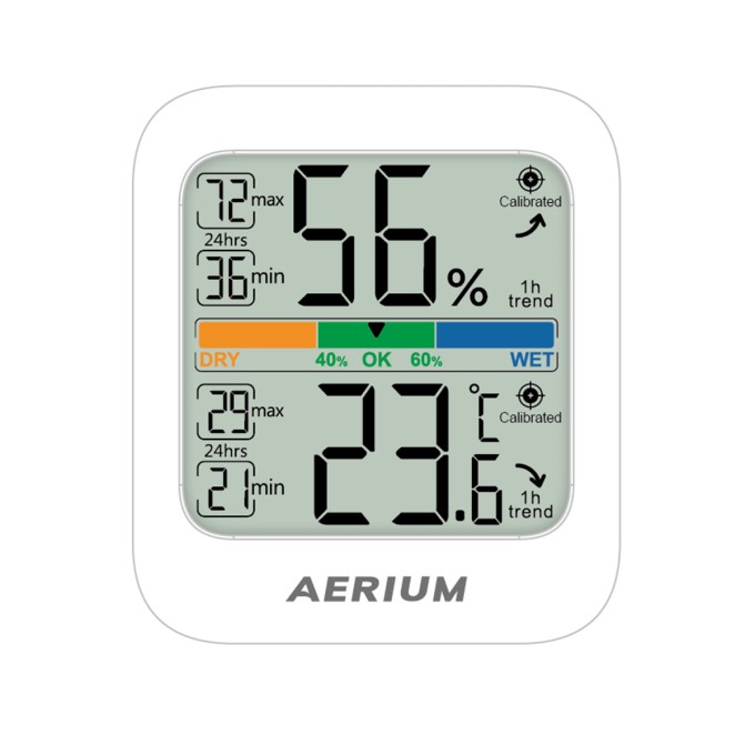 Monitor temperature i vlažnosti zraka AERIUM T33 DUAL