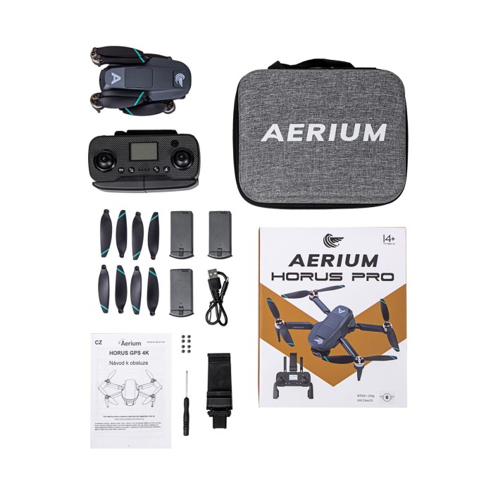 Dron AERIUM HORUS PRO GPS 4K - 3 baterije