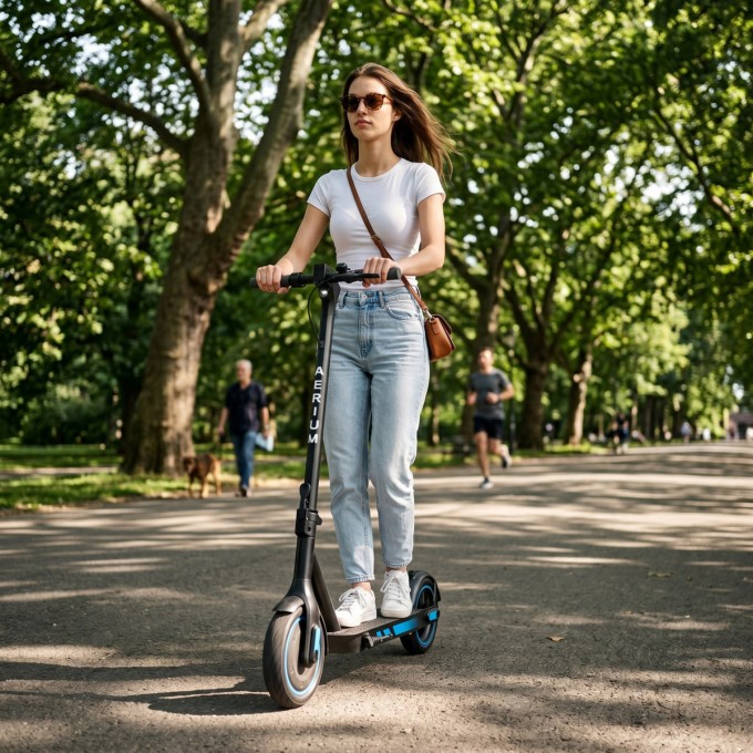 Električni romobil AERIUM MaxRide T500 plavi