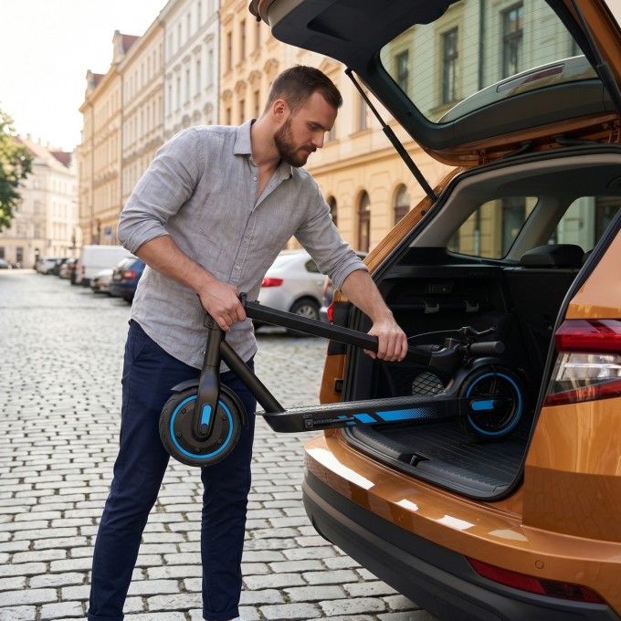 Električni romobil AERIUM MaxRide T500 plavi