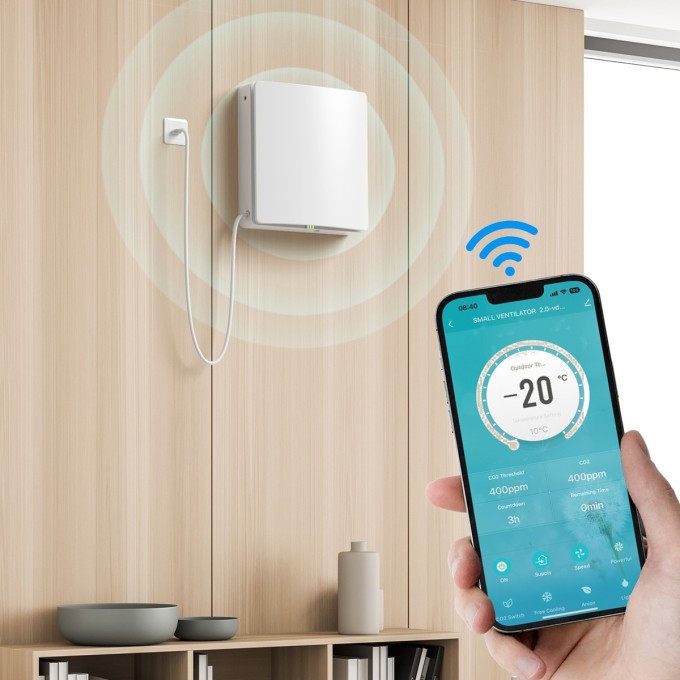 Decentralizirani rekuperator AERIUM FreshPair+ C60P s CO2 senzorom