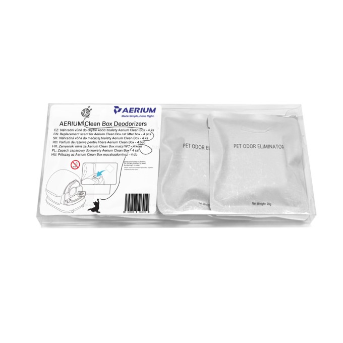 AERIUM Clean Box Deodorizers - rezervni mirisi - 4 kom.